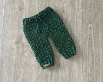 CROCHET PATTERN - Rocky Crochet Baby Pants | Crochet Baby Trousers | Crochet Baby Leggings | Crochet Baby Joggers | Newborn - 2 Years