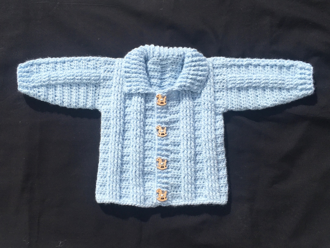 Crochet PATTERN Zeb Baby Cardigan Newborn to 2 Years DK/ 8 - Etsy New ...