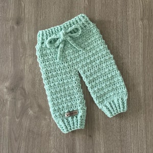 CROCHET PATTERN - Fiona Crochet Baby Pants | Crochet Baby Trousers | Crochet Baby Leggings | Crochet Baby Joggers | Newborn - 2 Years