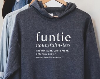 Funny Sweatshirt Best Auntie Ask Your Text Birthday Joke tee Gift Novelty JUMPER