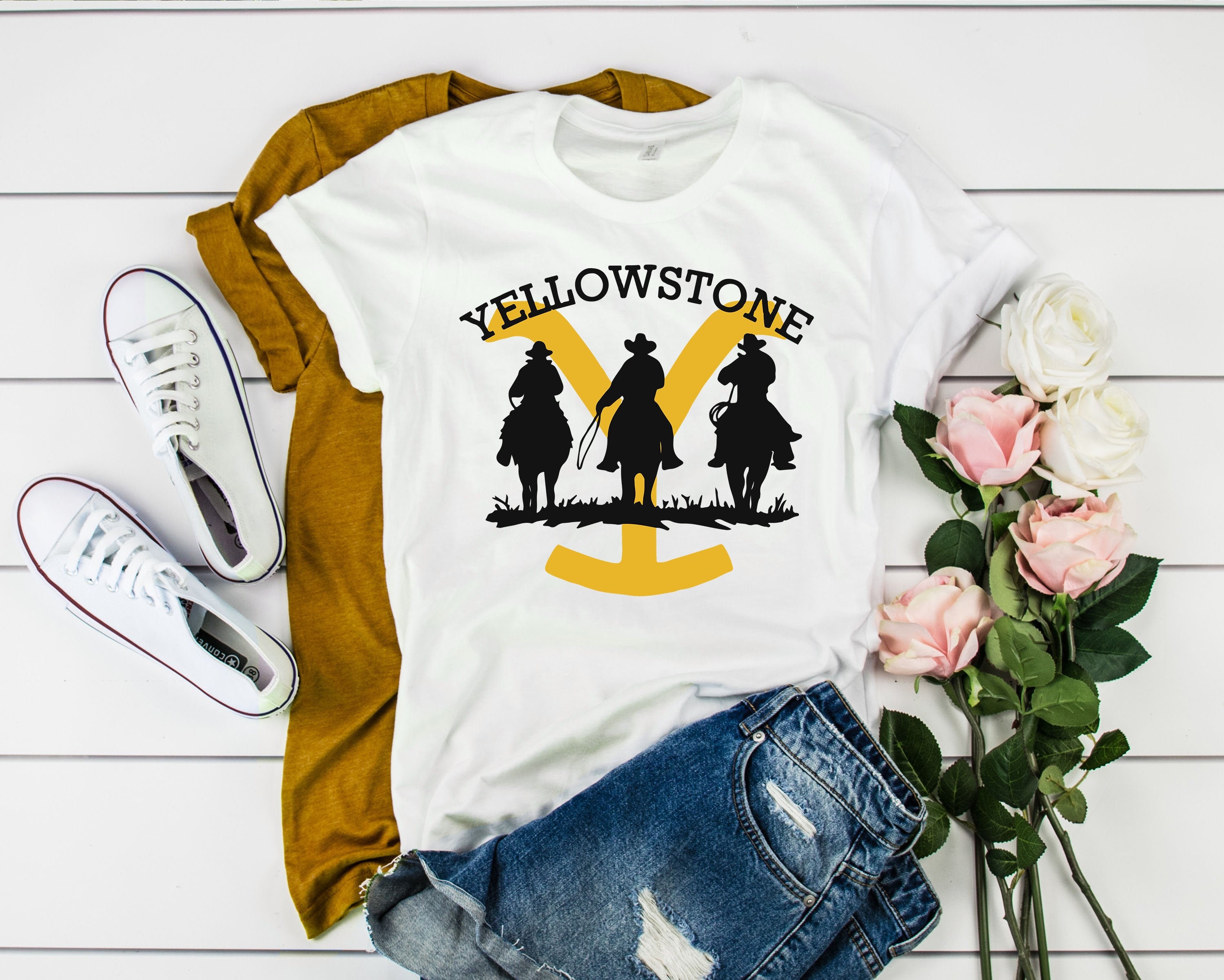 etsy yellowstone shirts
