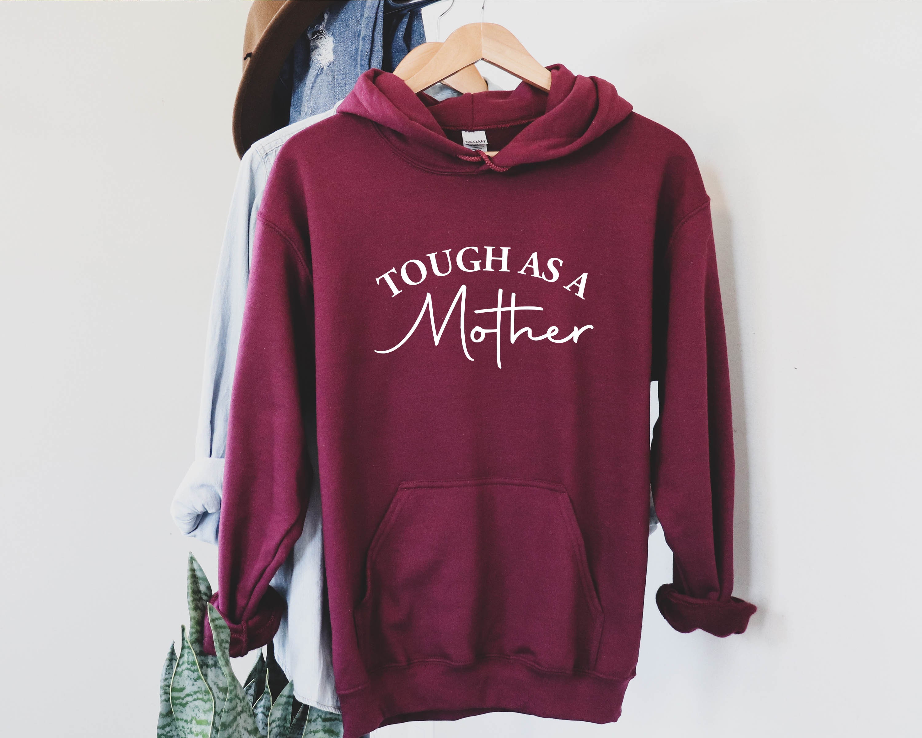 Tough As A Mother Hoodie Motherhood Hoodie Mothers Day | Etsy