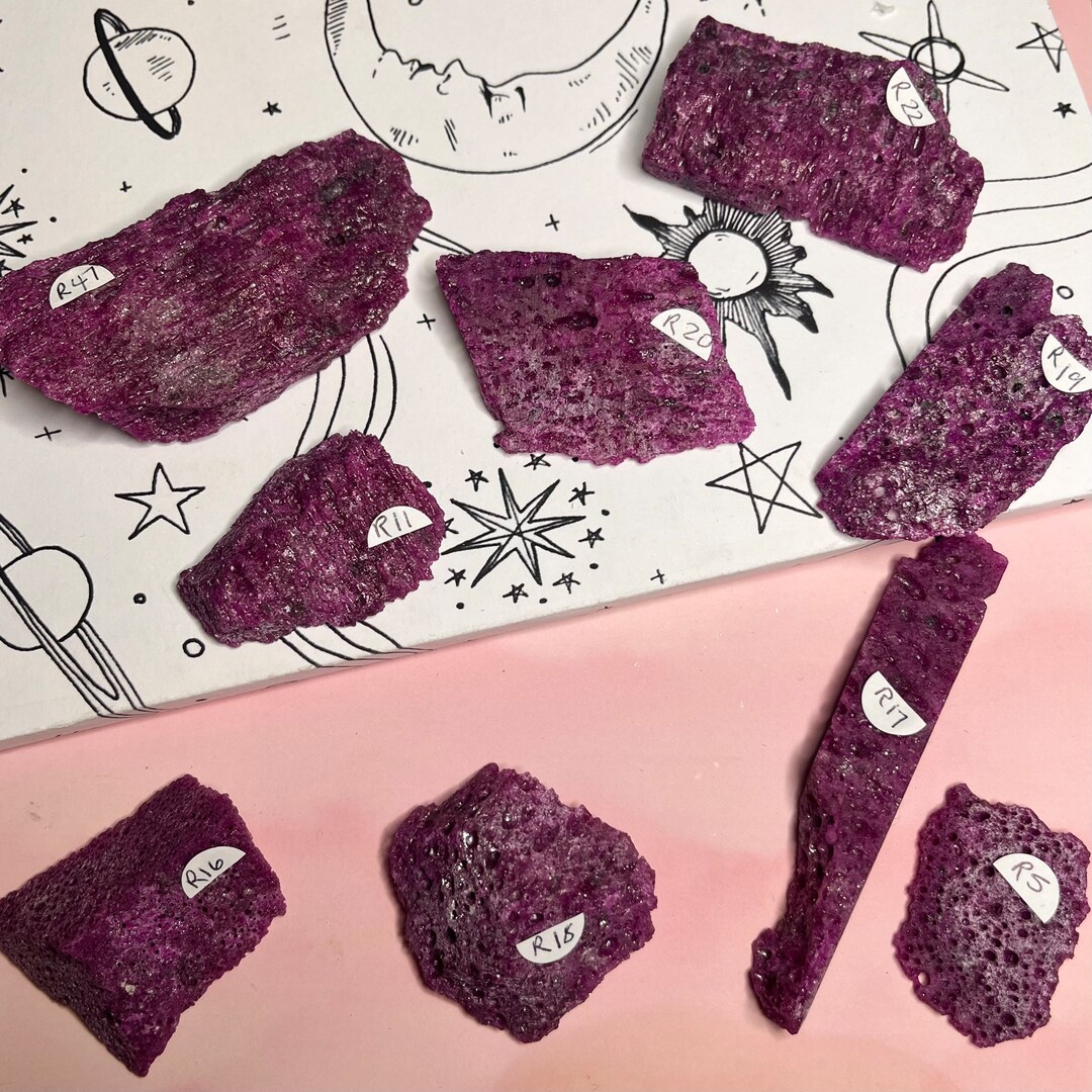 Ruby Specimen RARE AAA Quality UV Reactive Reiki Etsy