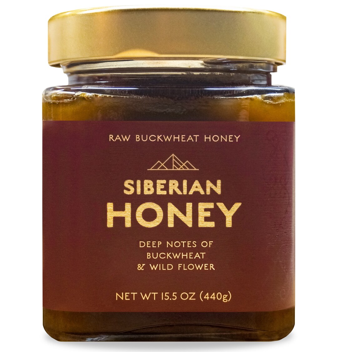 Siberian Honey Raw Artisan Honey Pure & Unprocessed Nongmo Paleo
