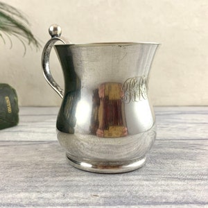 Vintage versilberte Tasse / Becher / Bierkrug / antike EPNS Tasse