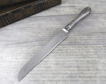 Glasgow Liberal Club Table Knife / Walker & Hall of Sheffield / Antique Tablewear /N.C.N Stainless Steel