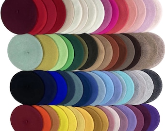 Cappello basco in lana da donna, berretto in lana 100%, cappello invernale, basco per bambini, basco in lana classico, cappello basco, regalo di compleanno, regalo di Natale, beretta