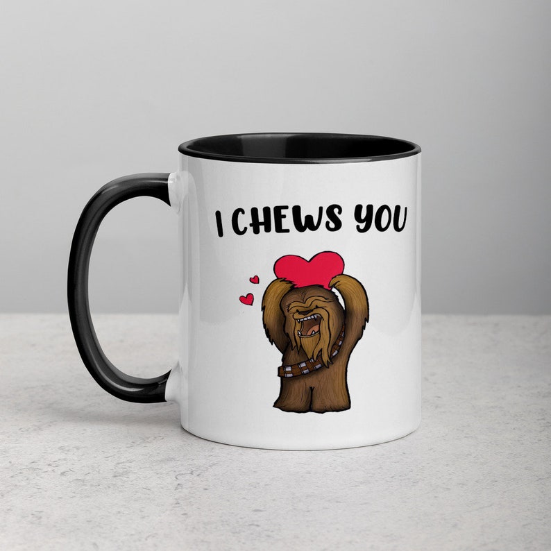 Funny Chewbacca Valentine's Day Mug Chewbacca Coffee Mug Etsy