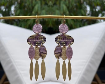 Liv Earrings - Boho, chandelier, statement earrings, dangles