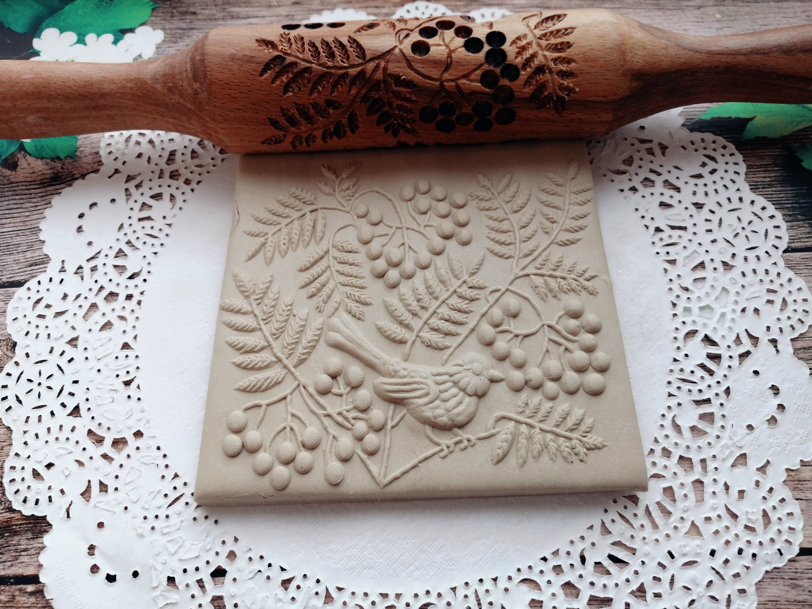 Pattern rolling pin embossed rolling pin engraved rolling Etsy