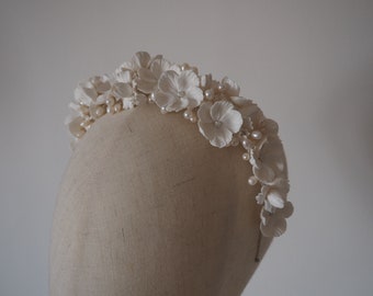 SIENNA | Floral headpiece, bridal headpiece