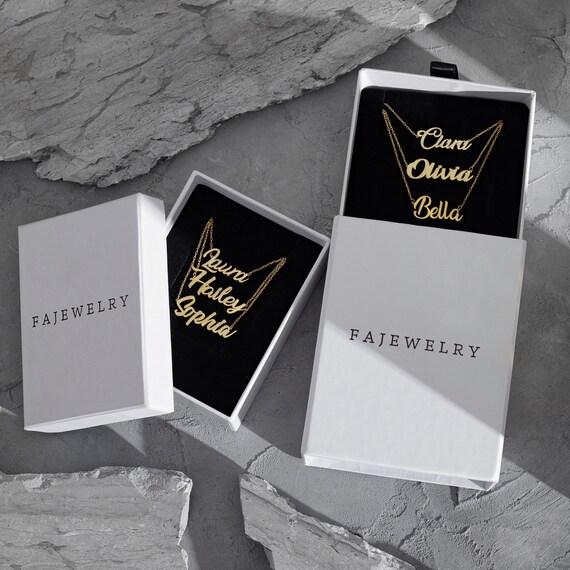 Dainty Name Necklace, Name Necklace Gold, Monogram Name Necklace