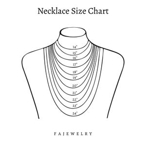 necklace size chart