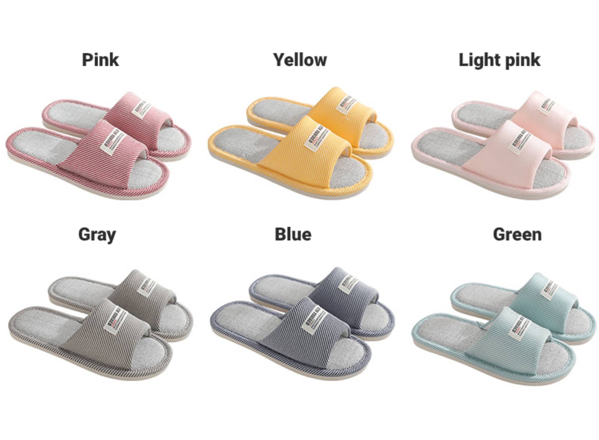 Indoor Linen Slippers Japan Natural Bedroom Shoes Men Floor Etsy