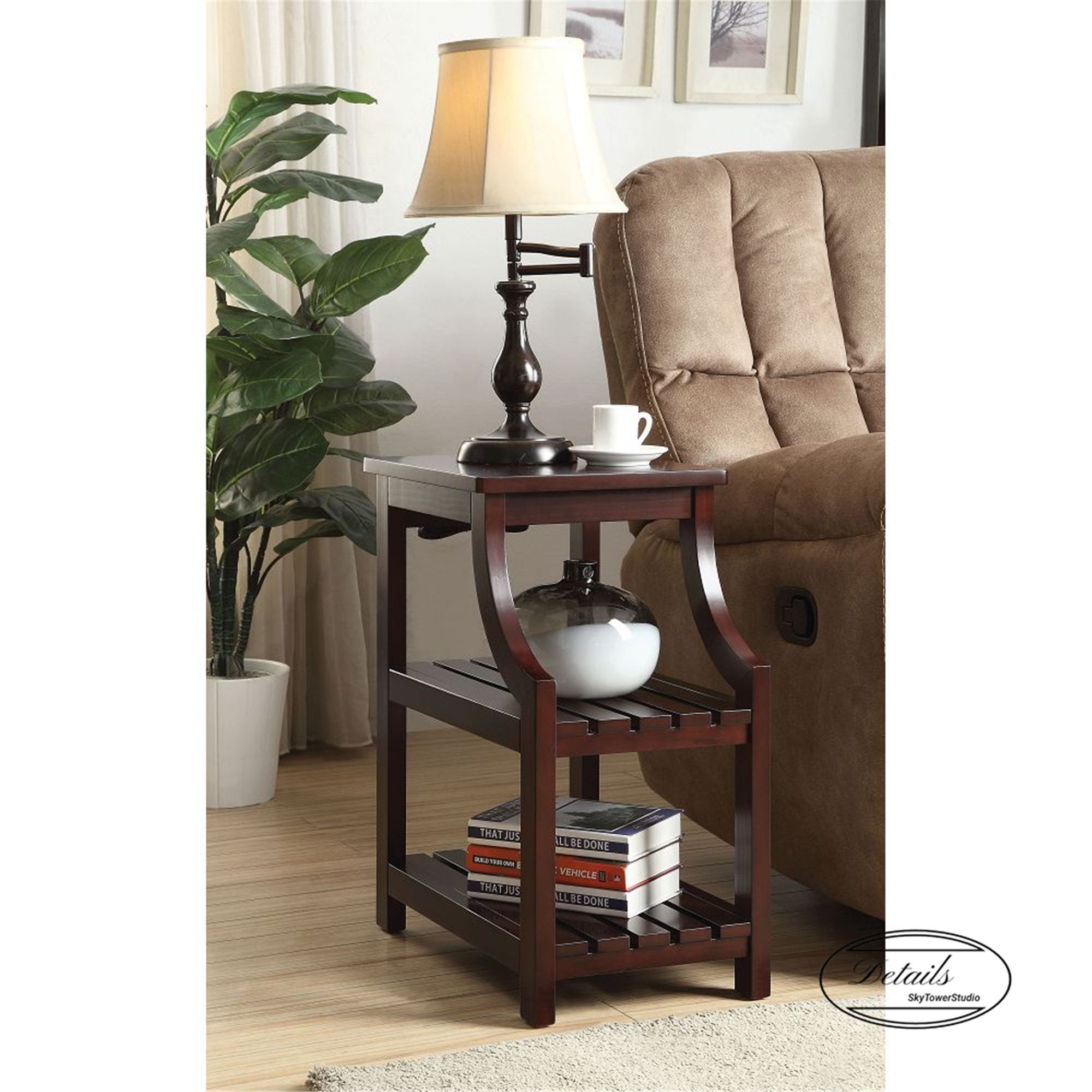 Mesa auxiliar de 3 niveles mesa final para sala de estar | Etsy