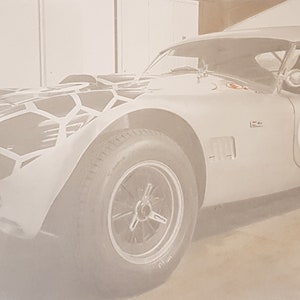 Snake Eyes; AC Cobra pencil drawing