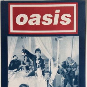 Rare Vintage 1994 Oasis 'live Forever' Poster - Etsy