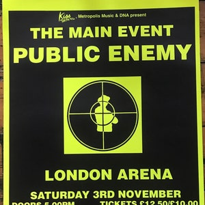 Public Enemy poster 1990