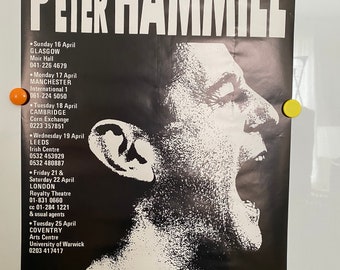 Original 1988 Peter Hamall Tourneeplakat