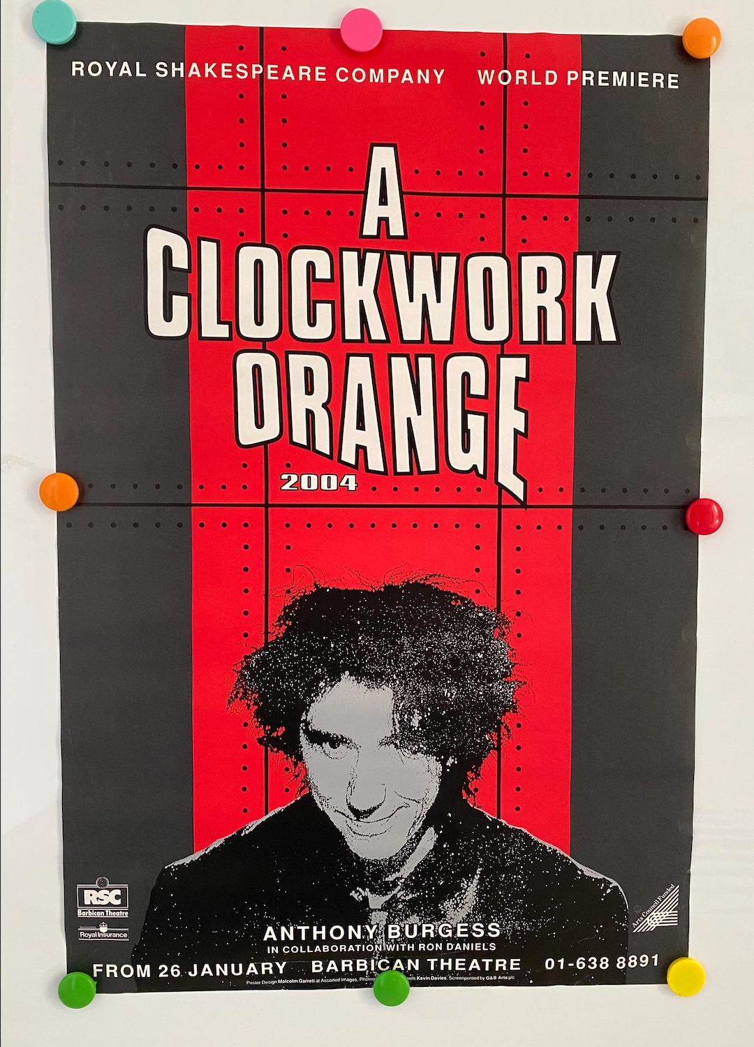 A Clockwork Orange Theatre Poster 1990 - Etsy