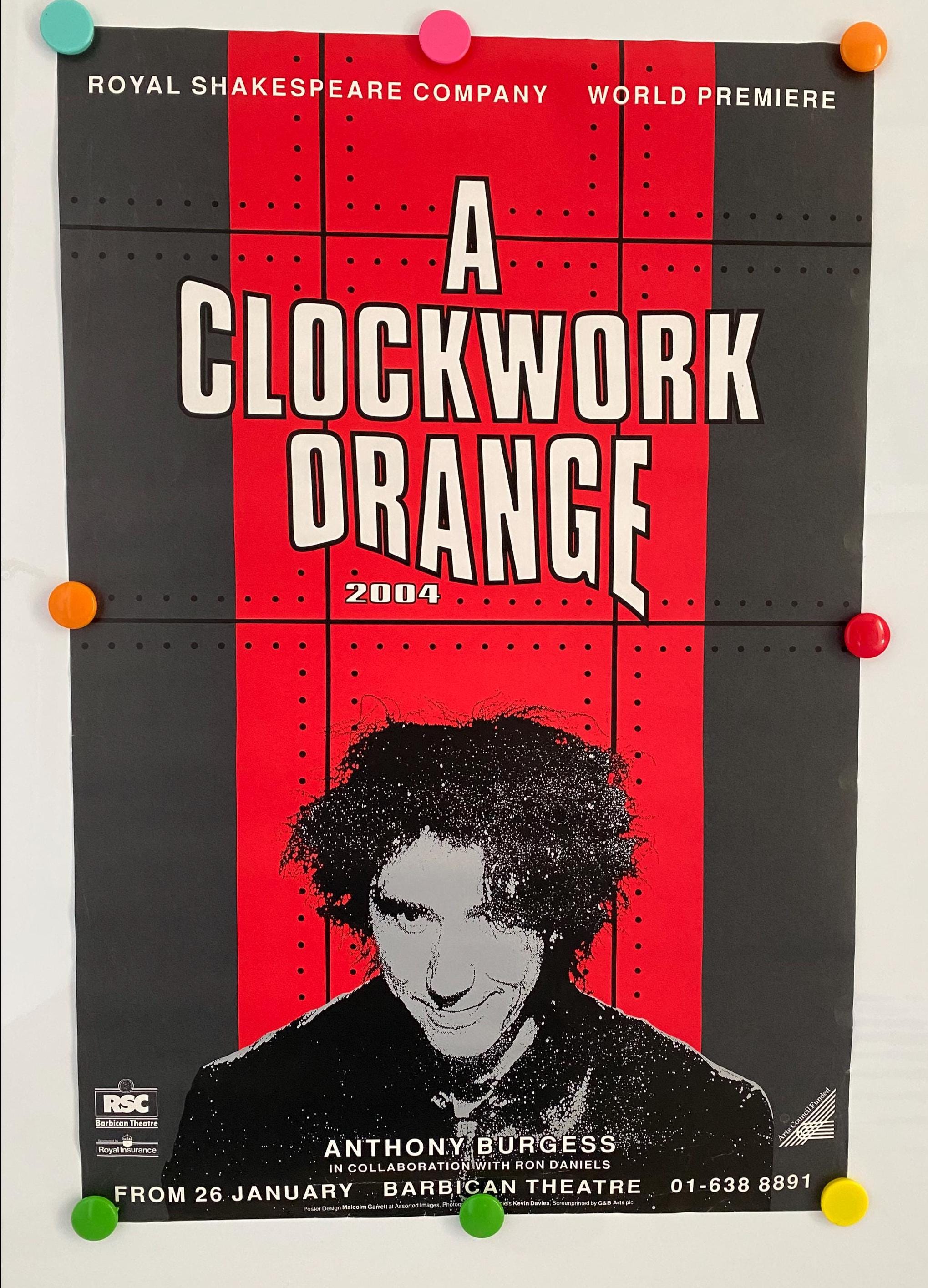 A Clockwork Orange Theatre Poster 1990 - Etsy UK