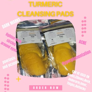 Turmeric & Kojic Acid Cleansing Pads image 3