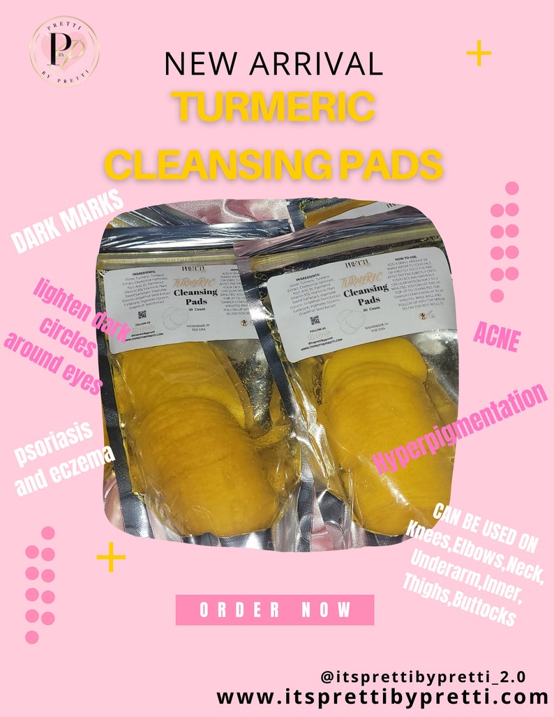 Turmeric & Kojic Acid Cleansing Pads image 3