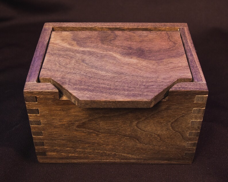 Hashcart Salt Cellar Storage Box, Handcrafted Mango Wood Spice