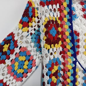 Women Crochet Cardigan, Long Cardigan Dress, Boho Style Beachwear ...