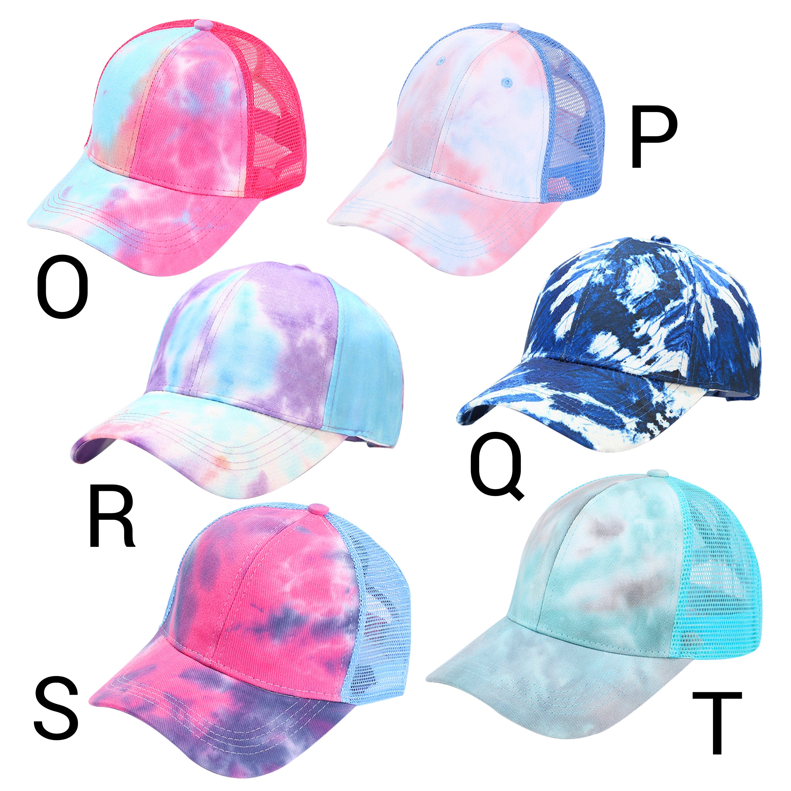 Tie Dye Baseball Cap Colorful Handmade Tiedye Dad Hat Tuck Etsy