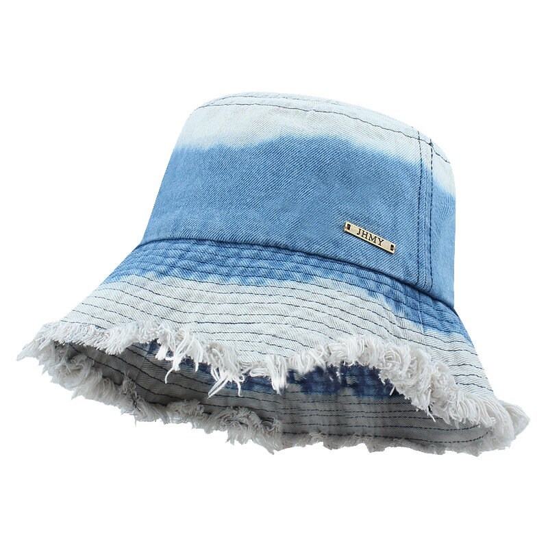 Denim Bucket Hat Jeans Bucket Hat Cotton Hat Summer Hat Etsy