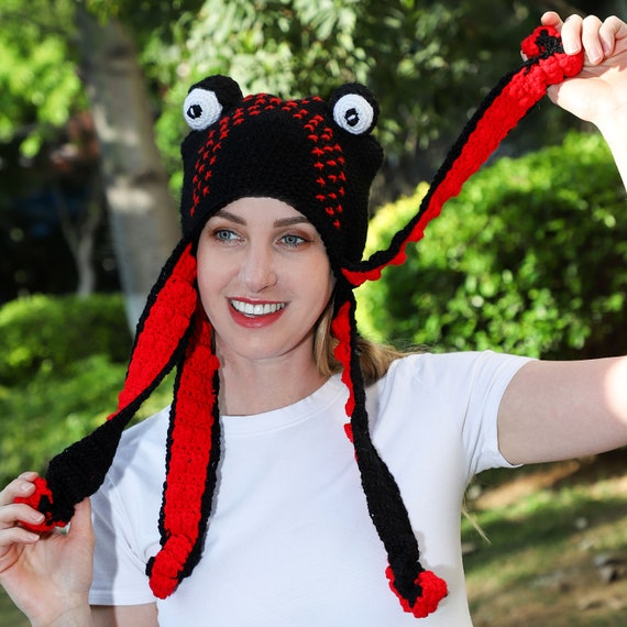 Crochet Octopus Tentacles Hat Squid Hat 