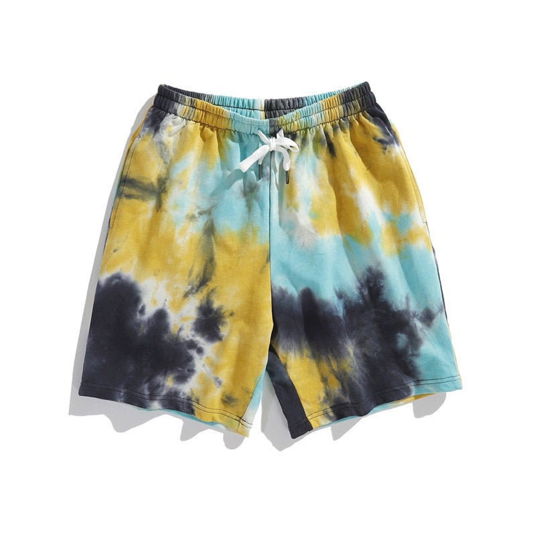 Tie Dye Shorts Casual Soft Sweatshorts - Etsy