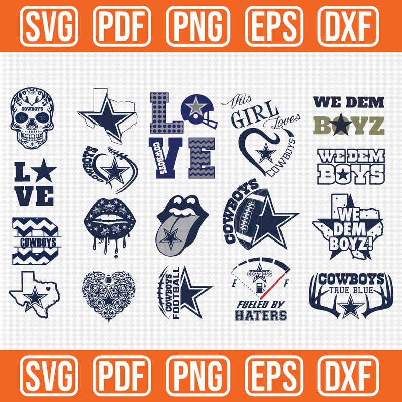 Download Dallas Cowboys SVG Dallas Cowboys SVG Bundle Nfl Team Logo ...