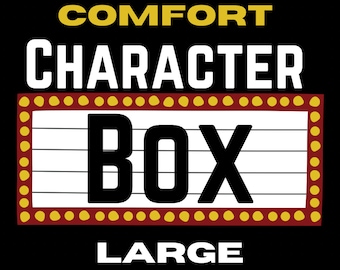 Comfort character letter box package Large