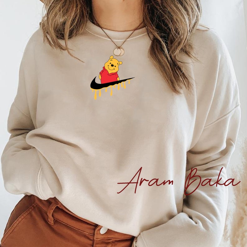 nike winnie the pooh crewneck