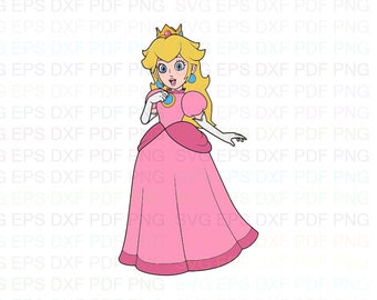 Download Princess Peach Svg Etsy