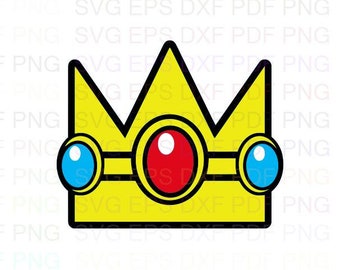 Princess Peach Svg Etsy