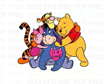 Download Pooh And Friends Svg Etsy