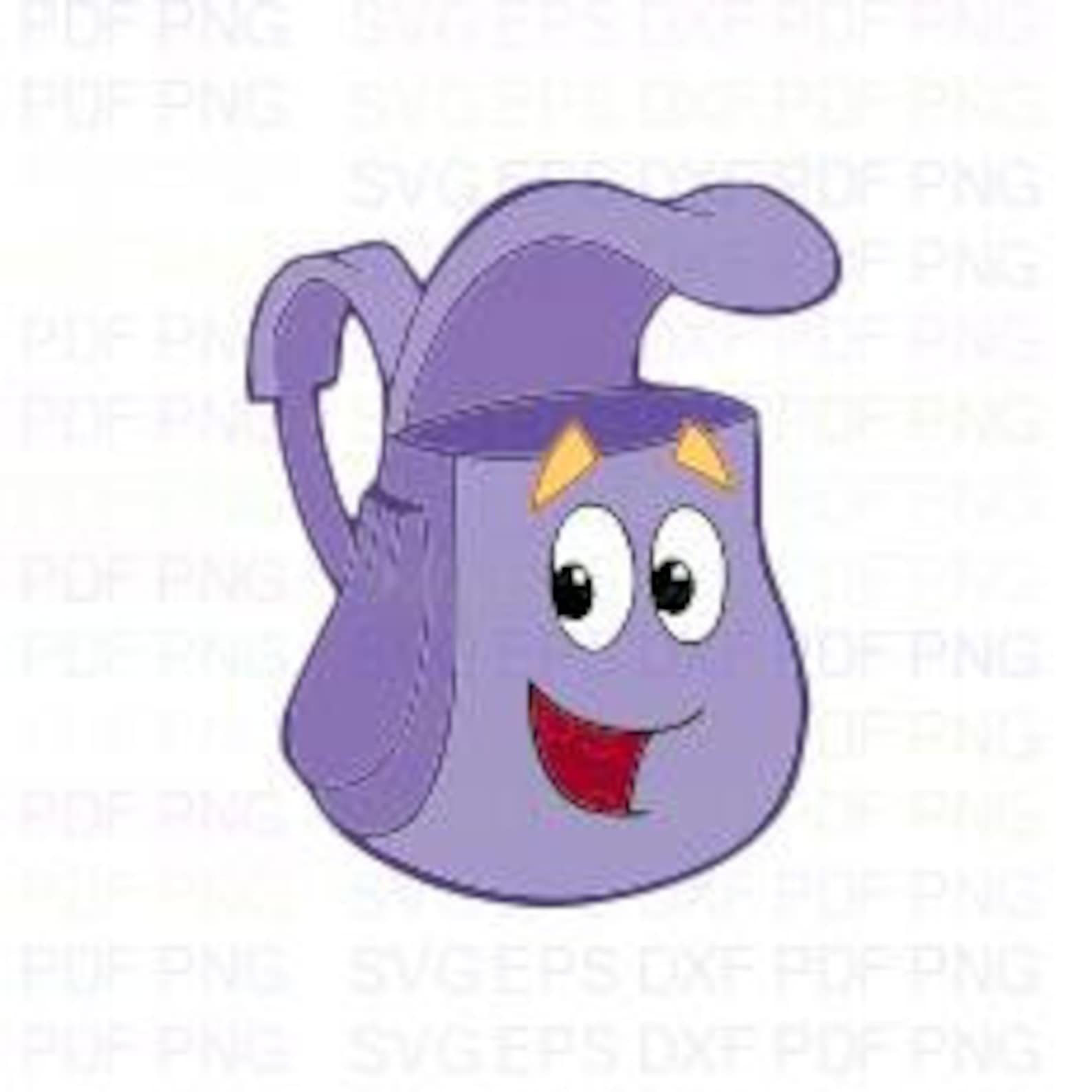 Backpack Dora And Friends Svg Dxf Eps Pdf Png Cricut Cutting Etsy