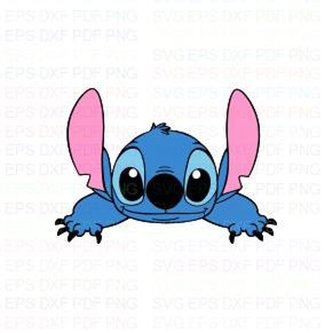 Stitch Peeking Lilo And Stitch Svg Dxf Eps Pdf Png Cricut | Etsy