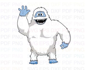 Abominable Snowman Clipart Etsy