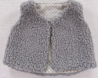 Gilet En Fourrure Fox Blanc Etsy Gilet En Fourrure Fox Blanc Etsy