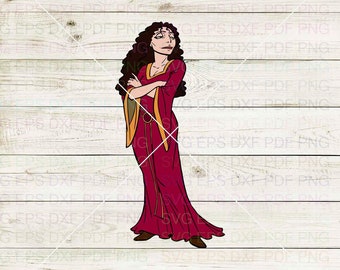 Mother Gothel Svg Etsy