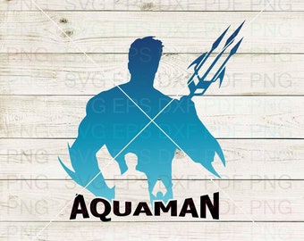 Aquaman Silhouette Etsy