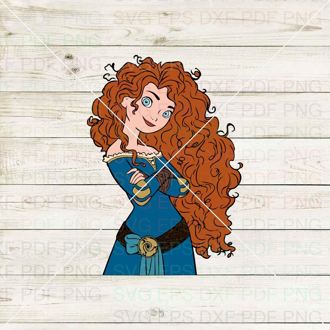 Merida Brave 001 Svg Dxf Eps Pdf Png Cricut Cutting file | Etsy