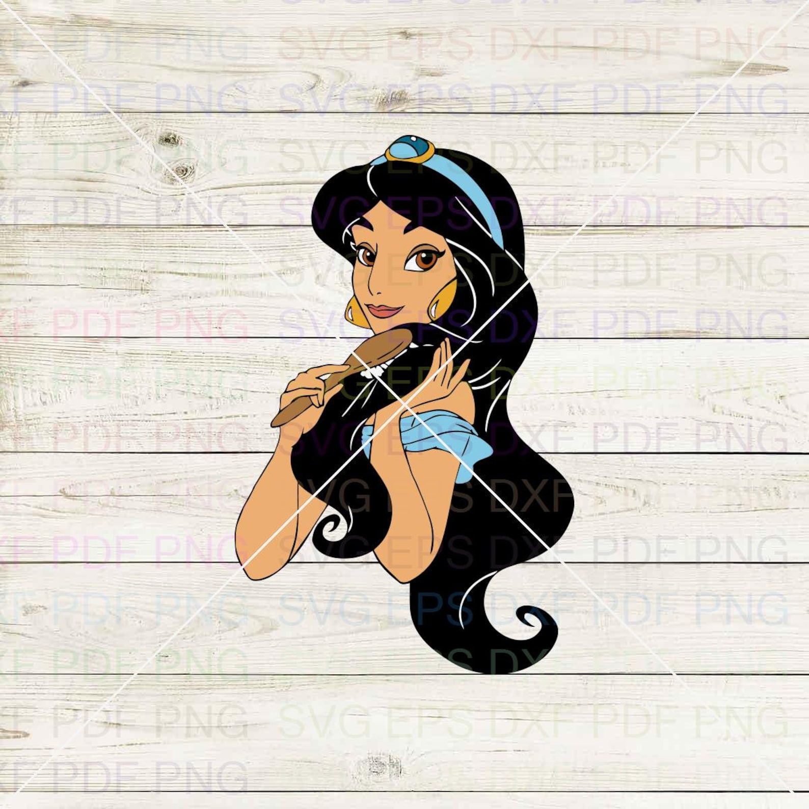 Princess Jasmine Aladdin 003 Svg Dxf Eps Pdf Png Cricut | Etsy