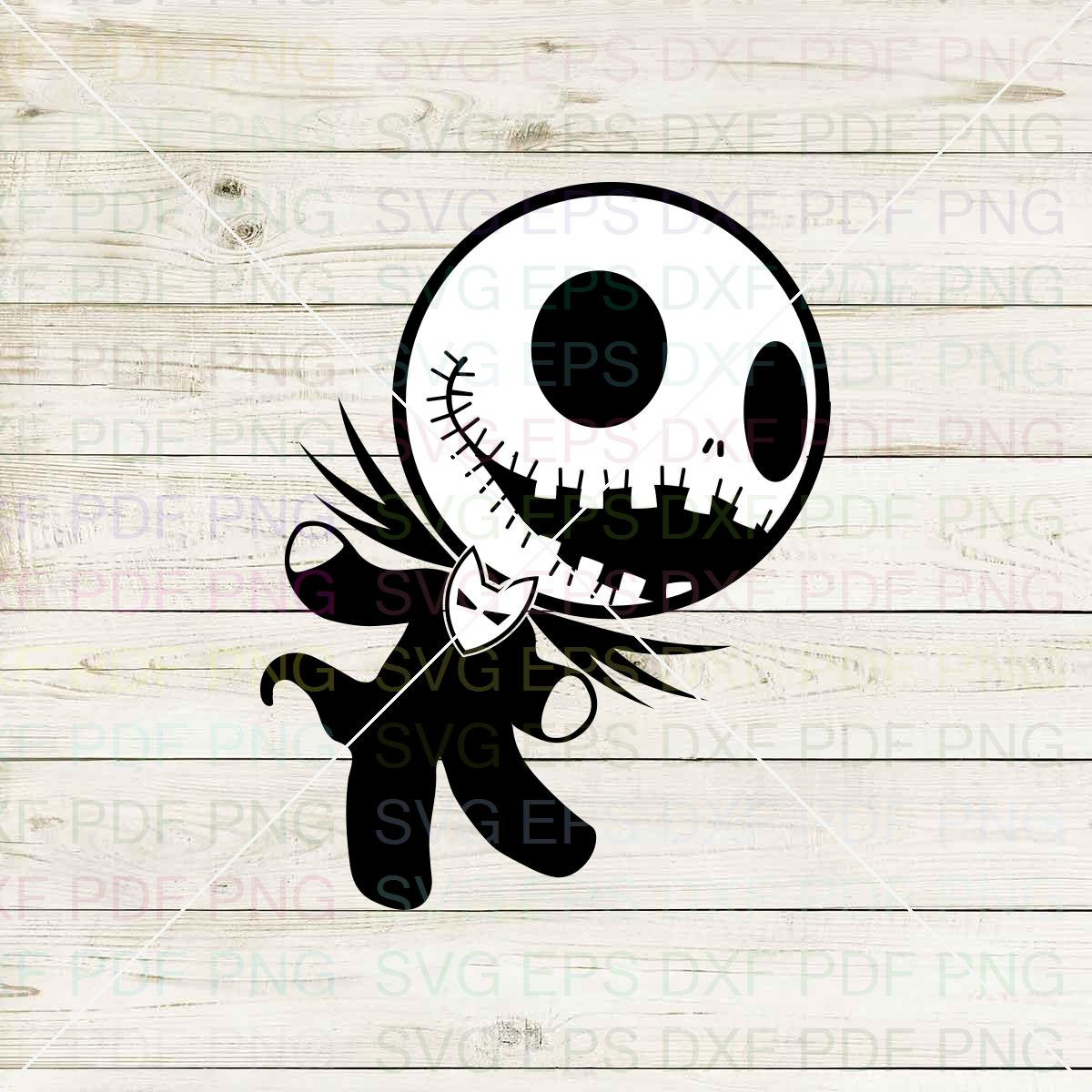 Baby Skellington Jack Skellington Svg Dxf Eps Pdf Png Cricut Etsy