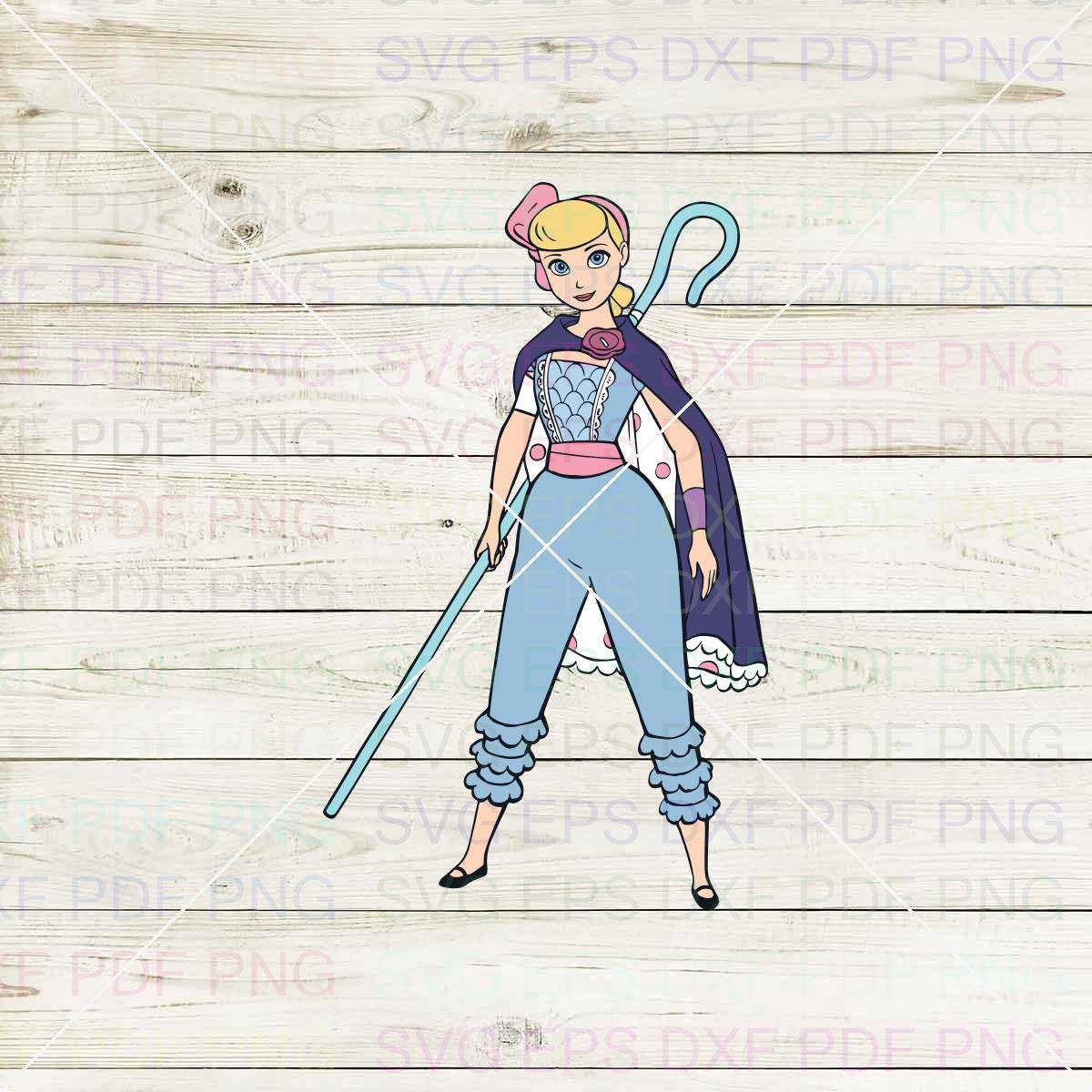 Bo Peep Toy Story 008 Svg Dxf Eps Pdf Png Cricut Cutting | Etsy