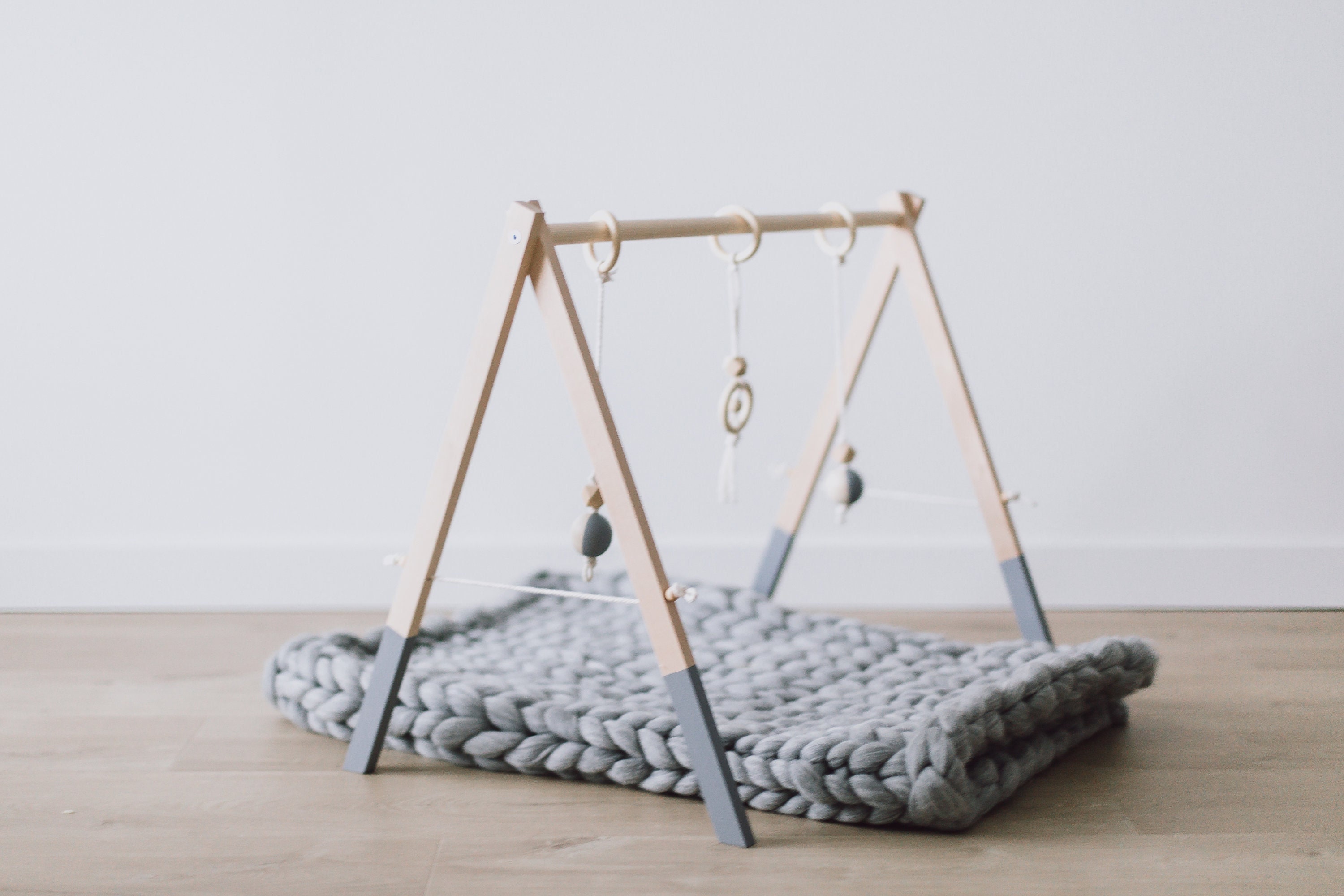 Etsy wooden baby deals gym